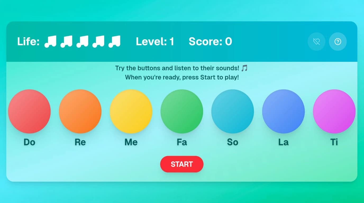 Music Memory gameplay logo