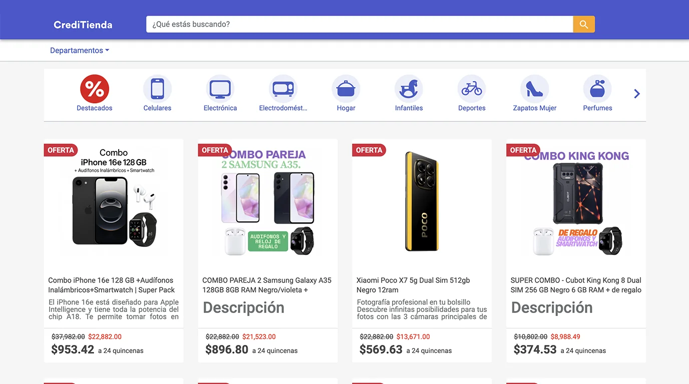 CrediTienda web marketplace logo
